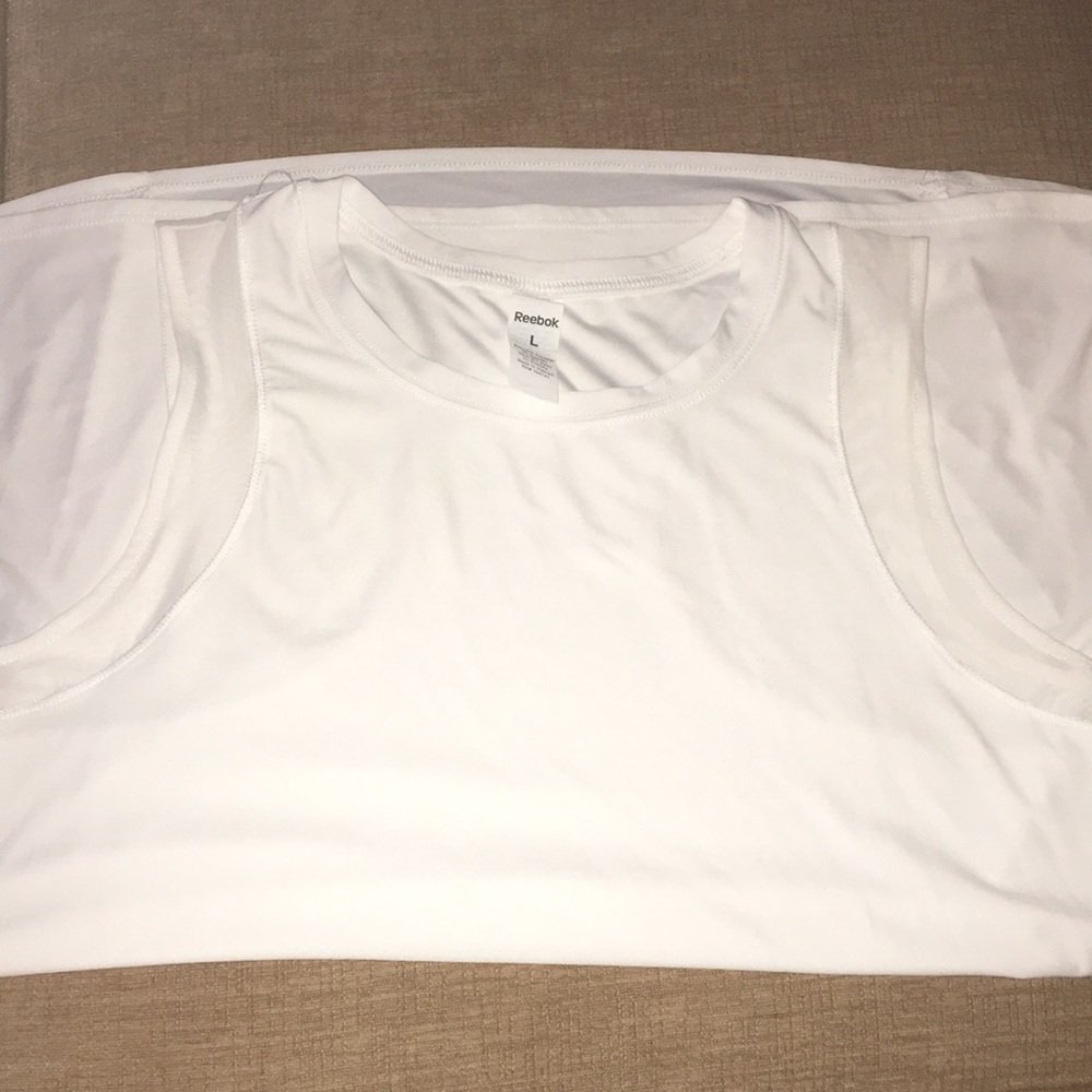 NWT White Reebok Tank